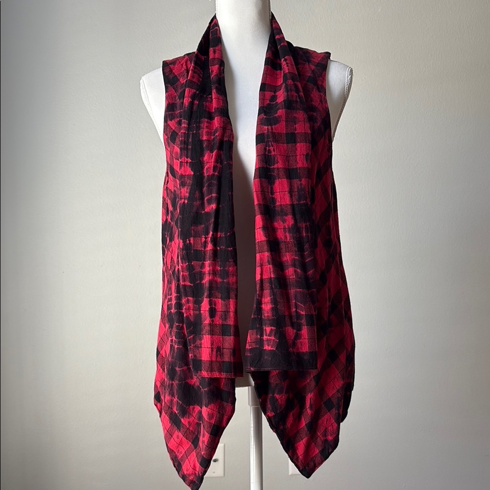 Elevenses | Anthropologie Roxanne Buffalo Plaid Vest